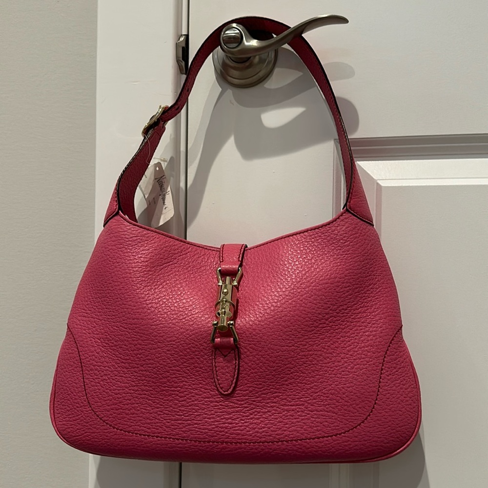 Gucci Jackie 1961 shoulder bag Pink Leather